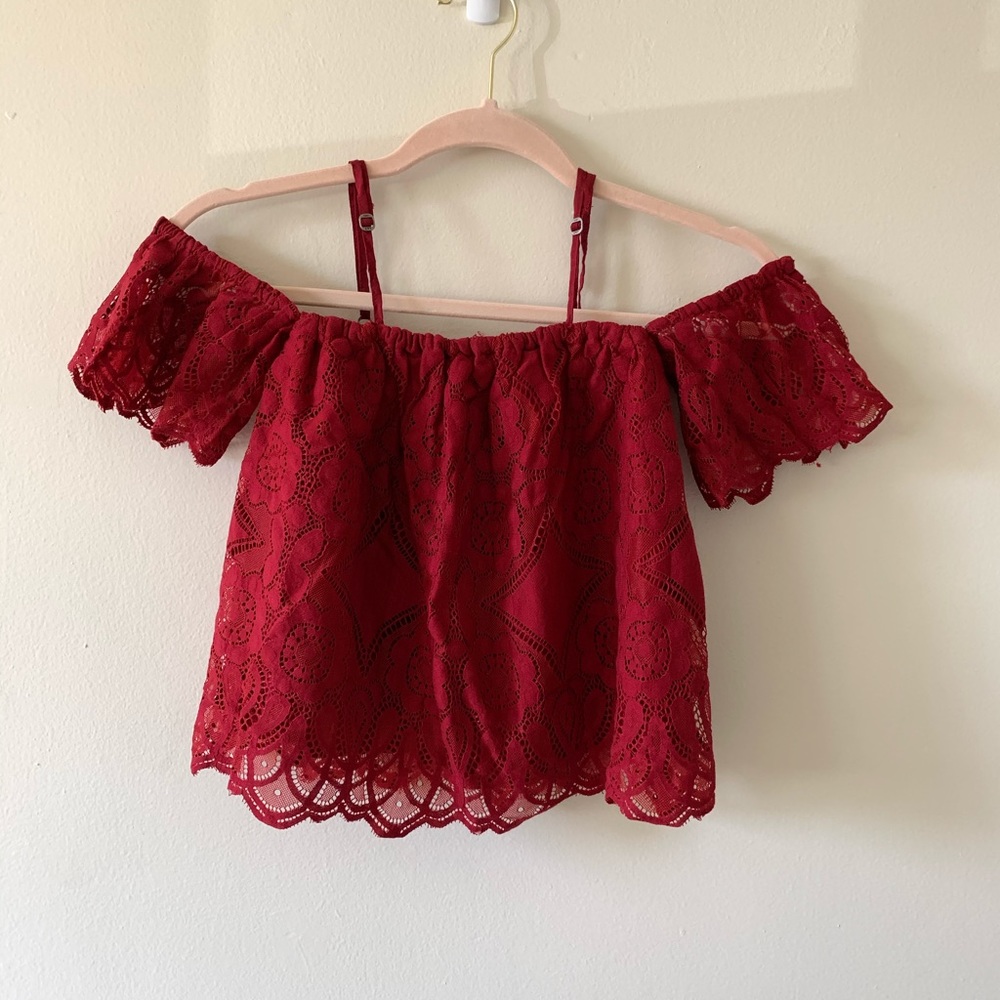 Abercrombie Off-The-Shoulder Crop Top 😍